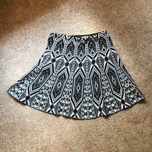 Patterned Knit Skirt